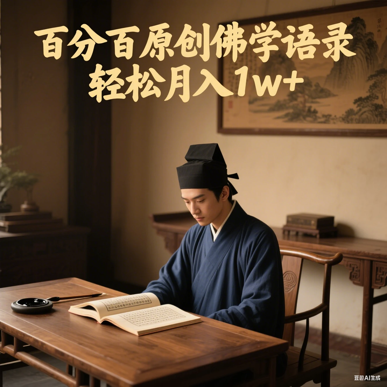 视频号佛学语录爆款新玩法,百分百原创视频每天1小时,轻松月入1w+-创业猫 视频号佛学语录爆款新玩法,百分百原创视频每天1小时,轻松月入1w+-创业猫