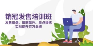 销冠 发售培训班:发售 操盘+情商 飙升+卖点 提炼,实战提升百万业绩-淘米帮