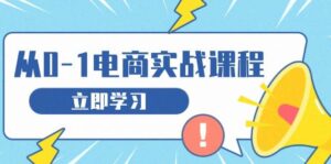 从零做电商实战课程，教你如何获取访客、选品布局，搭建基础运营团队-淘米帮