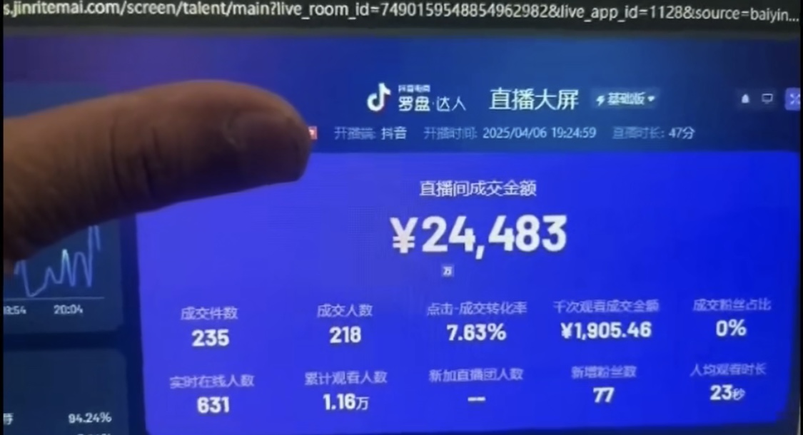图片[1]-抖音破价直播，靠不露脸读稿子， 日入多张，100%起号-淘米帮