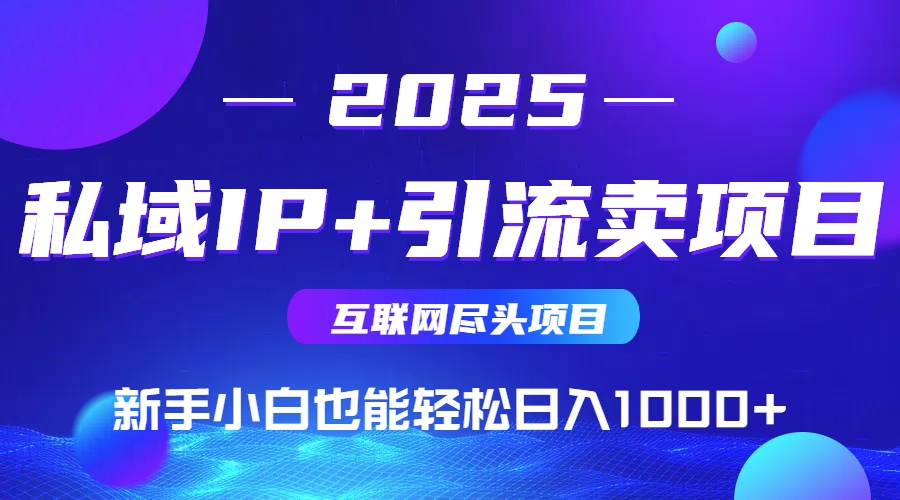 私域IP+卖项目，普通人小白也能轻松实现日入1000+-淘米帮