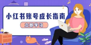 小红书账号成长指南，爆款选题+精准定位+数据分析，系统提升账号变现能力-淘米帮