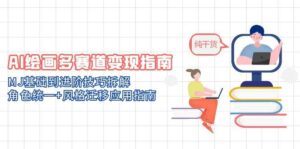AI绘画多赛道变现指南：MJ基础到进阶技巧拆解，角色统一+风格迁移应用指南-淘米帮
