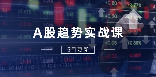 A股趋势实战课：主力动向+政策红利，2025全年策略5月更新-淘米帮
