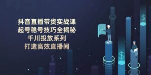 抖音直播带货实战课:起号稳号技巧全揭秘, 千川投放系列, 打造高效直播间-淘米帮