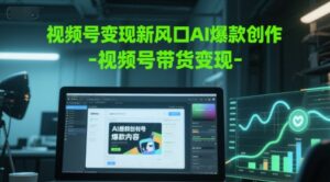 视频号变现新风口AI爆款创作-视频号带货变现-淘米帮