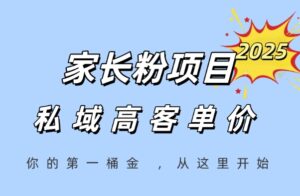 家长粉项目，一个可以长期变现暴利项目，私域高客单价，轻松完成你的人生第一桶金-淘米帮
