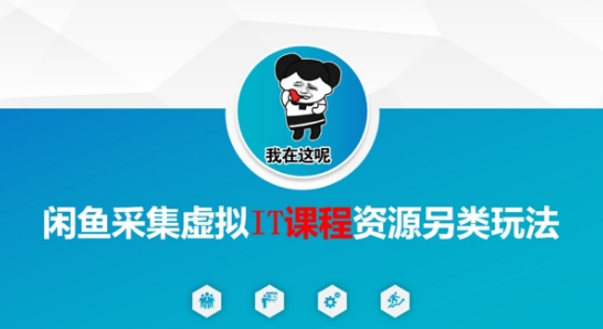 闲鱼采集虚拟IT课程资源另类玩法，干货满满-淘米帮
