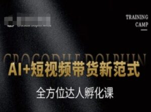 AI+短视频带货新范式，全方位达人孵化课-淘米帮