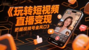 玩转短视频直播变现，把握视频号金风口-淘米帮