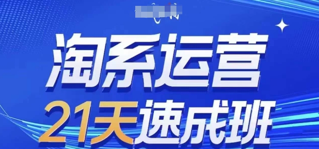 淘系运营21天速成班(更新25年6月)，0基础轻松搞定淘系运营，不做假把式-淘米帮