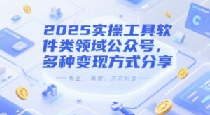 2025实操工具软件类领域公众号，多种变现方式分享-淘米帮
