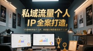私域流量个人IP全案打造,打造特色专业个人IP,未来最值钱的是你的个人IP-淘米帮