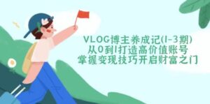 VLOG博主养成记(1-3期)从0到1打造高价值账号，掌握变现技巧开启财富之门-淘米帮
