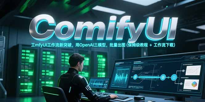 ComfyUI工作流新突破，用OpenAI三模型，批量出图(保姆级教程+工作流下载-淘米帮