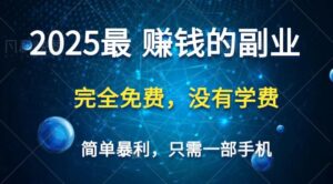 2025最简单最暴利项目，一部手机，日入过万，普通人翻身的唯一机会(没有学费)-淘米帮