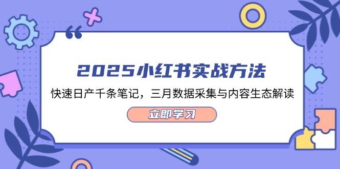 2025小红书实战方法，快速日产千条笔记，三月数据采集与内容生态解读-淘米帮