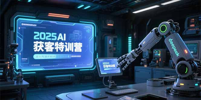 2025AI获客特训营，AI图文视频全制作，deepseek工具实操教学-淘米帮