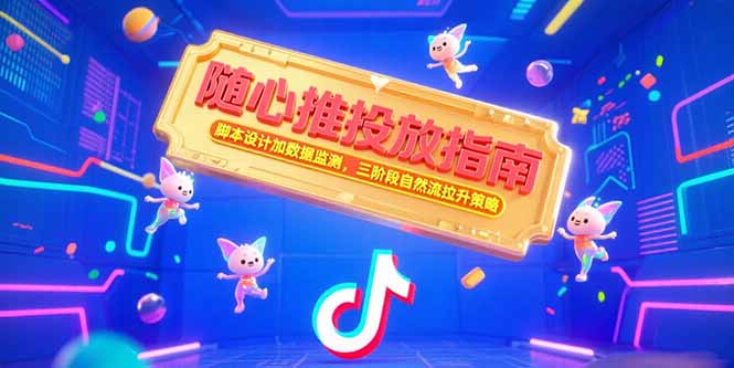 随心推投放指南，脚本设计加数据监测，三阶段自然流拉升策略-淘米帮
