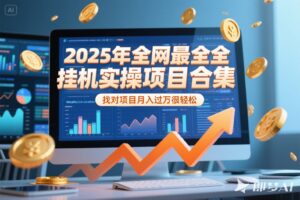 2025年挂机实操项目实操演练，挂机类型，AI直播类型，轻资产创业类型…-淘米帮