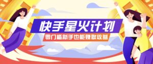 快手星火计划，零门槛、零粉丝也能参与，而且收益可观，一条视频爆赚7000+！-淘米帮