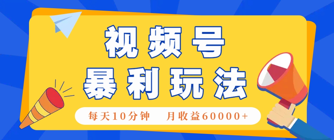 视频号AI赚钱法，每天只需10分钟，月入6万+！(超详细拆解)-淘米帮