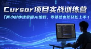 Cursor项目实战训练营,两小时快速掌握AI编程,零基础也能轻松上手-淘米帮