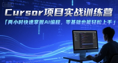 Cursor项目实战训练营，两小时快速掌握AI编程，零基础也能轻松上手-淘米帮