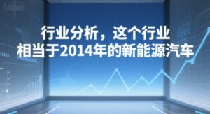 付费文章：行业分析，这个行业，相当于2014年的新能源汽车-淘米帮