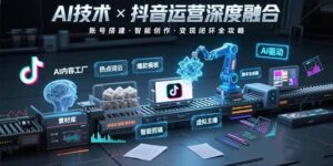 AI技术与抖音运营的深度融合应用:涵盖账号搭建、内容创作、收益变现等-淘米帮