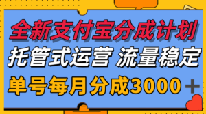 全新支付宝分成代运营,独家技术,收益稳定,单号月入3000+-淘米帮