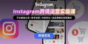 Instagram跨境运营实战:平台认知/账号运营/内容优化/选品策略及变现模式-淘米帮