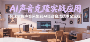 AI声音克隆实战应用,快速掌握声音采集到AI语音合成技术全流程-淘米帮