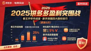 2025拼多多盈利突围战:卷王开年作战室,新手突围四大隐形技巧(更新8月-淘米帮