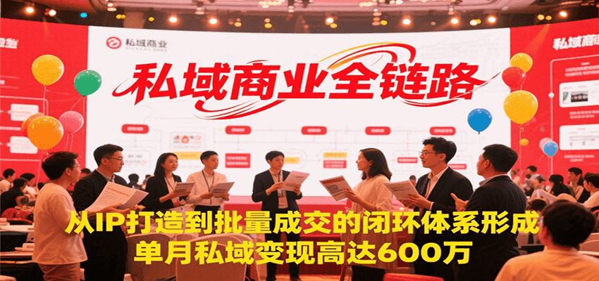 私域商业全链路，从IP打造到批量成交的闭环体系形成，单月私域变现600万-淘米帮