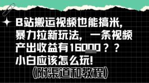 b站掘金计划？搬运视频也能挣拉新的收益，小白应该怎么玩！-淘米帮