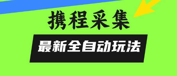 携程信息采集全自动玩法，0风控，无脑开干【揭秘】-淘米帮