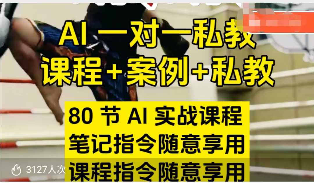 AI指令实战课，课程+案例，80节AI实战课程，笔记指令随意享用，课程指令随意享用(更新7月)-淘米帮