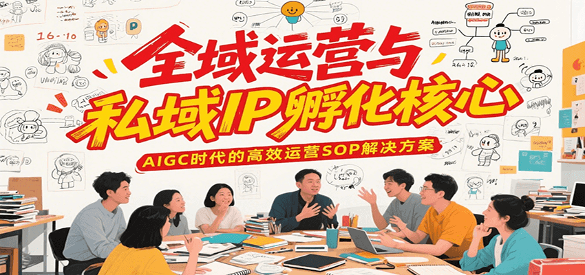 全域运营与私域IP孵化核心，AIGC时代的高效运营SOP解决方案-淘米帮