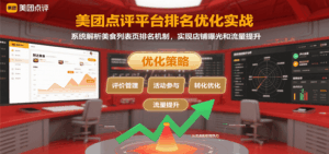 美团点评平台排名优化实战,系统解析美食列表页排名机制,实现店铺曝光和流量提升-淘米帮