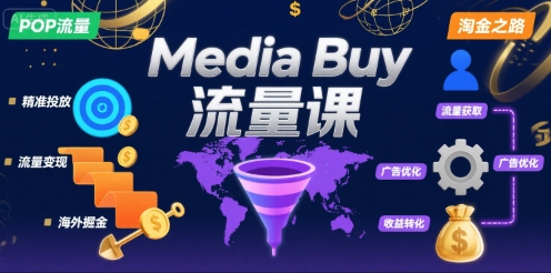Media Buy之POP流量课，带你开启海外Media Buy淘金之路-淘米帮