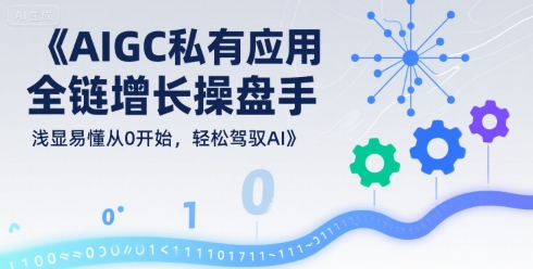 AIGC私有化应用全链增长操盘手，浅显易懂从0开始，轻松驾驭AI-淘米帮