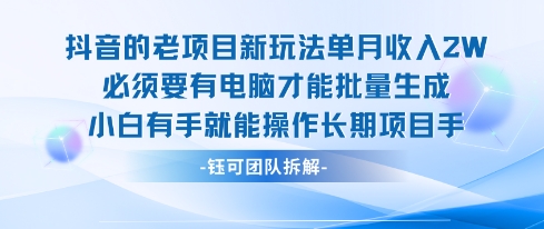 老项目新玩法单月收入2W小白有手就能操作长期项目-淘米帮