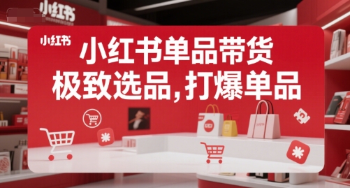 小红书单品带货，极致选品，打爆单品(更新)-淘米帮