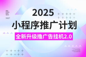 2025小程序推广撸广告,最新挂机3.0玩法,日均500+-淘米帮