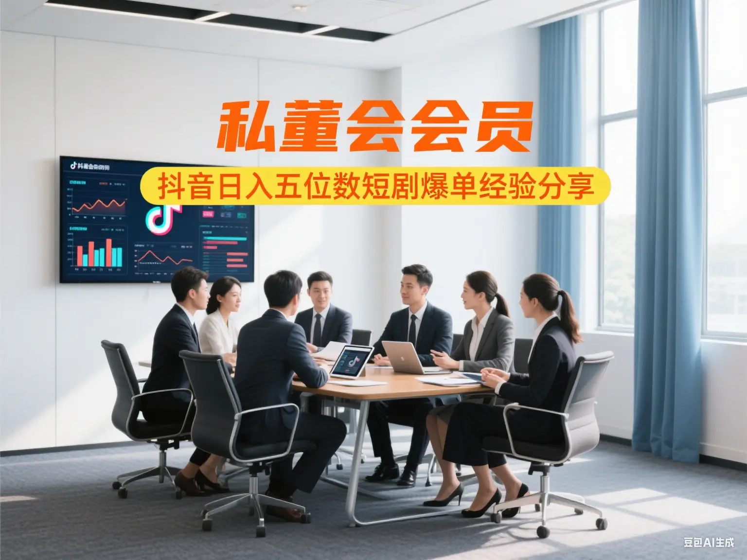 私董会会员 抖音日入五位数短剧爆单经验分享-淘米帮