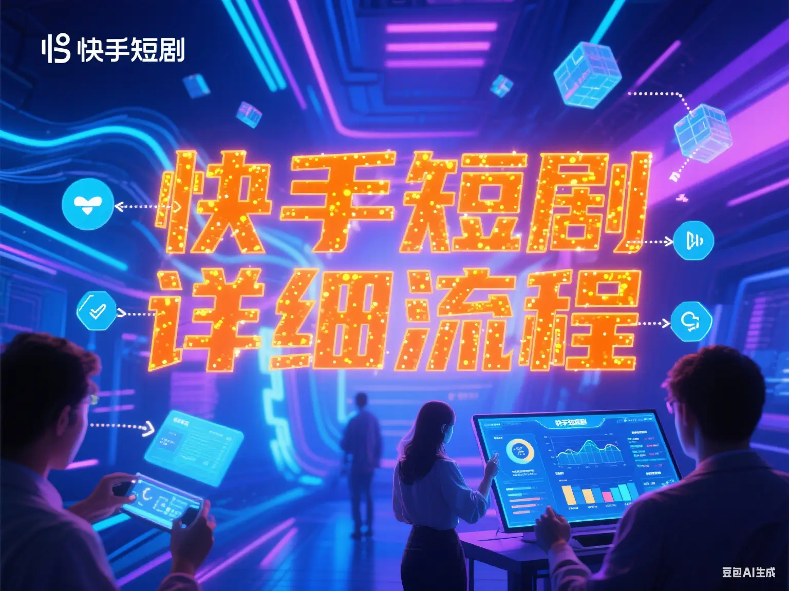 快手短剧详细流程-淘米帮