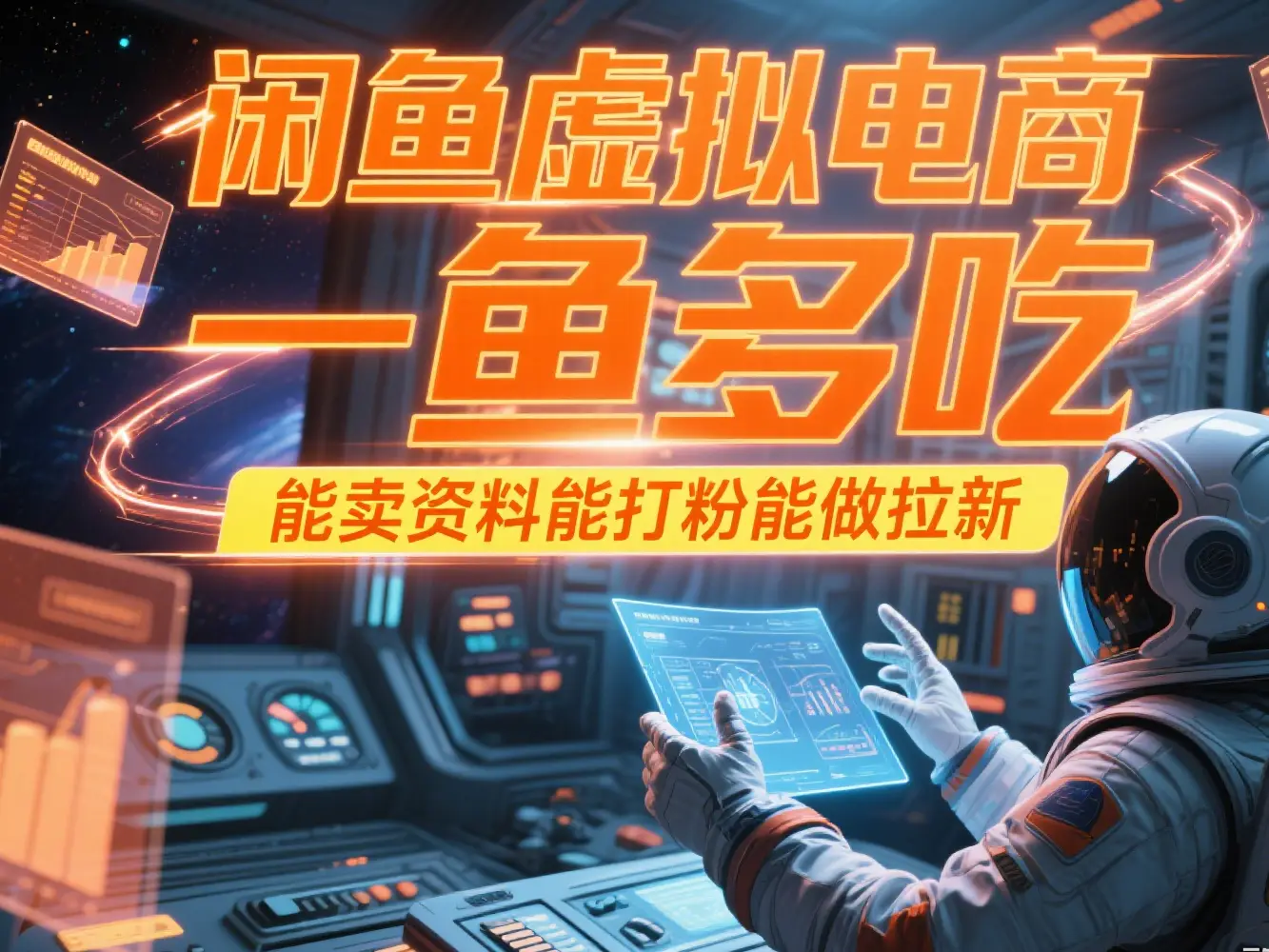 闲鱼虚拟电商，一鱼多吃，能卖资料能打粉能做拉新-淘米帮