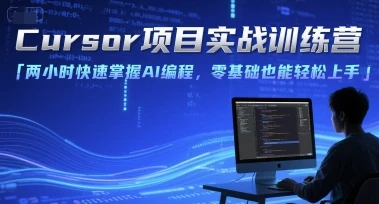 【精】Cursor项目实战训练营，两小时快速掌握AI编程，零基础也能轻松上手-淘米帮