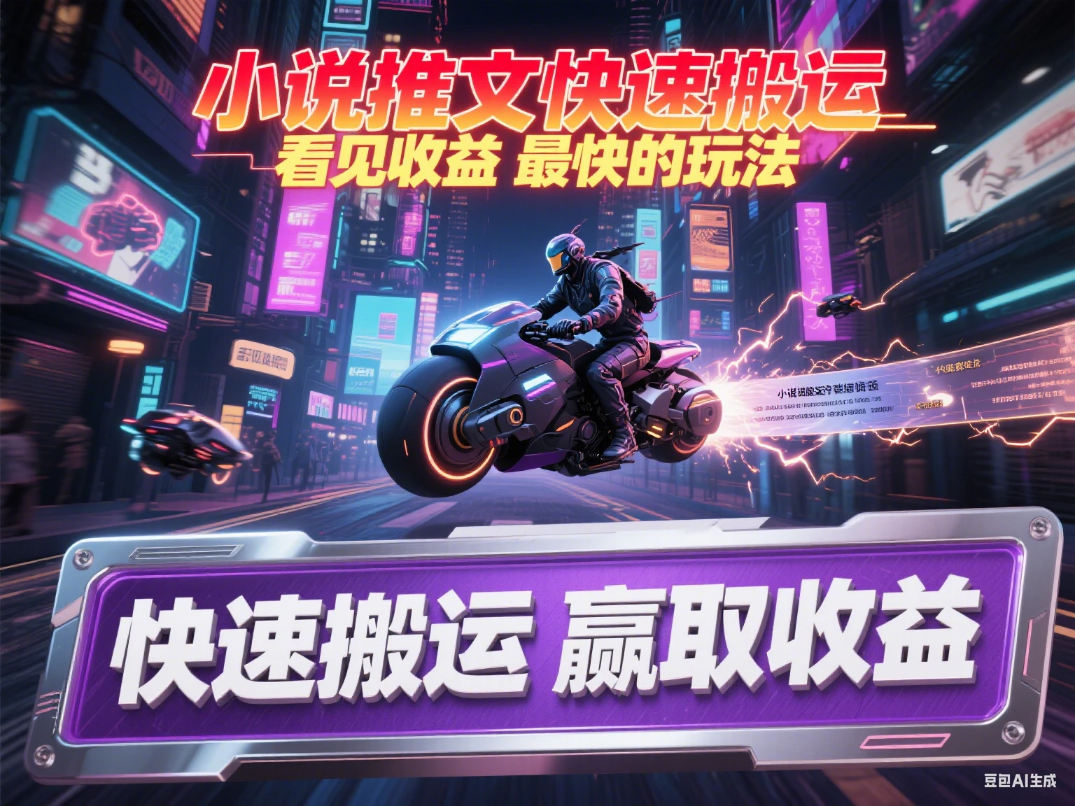 【精】小说推文快速搬运 —看见收益最快的玩法-淘米帮